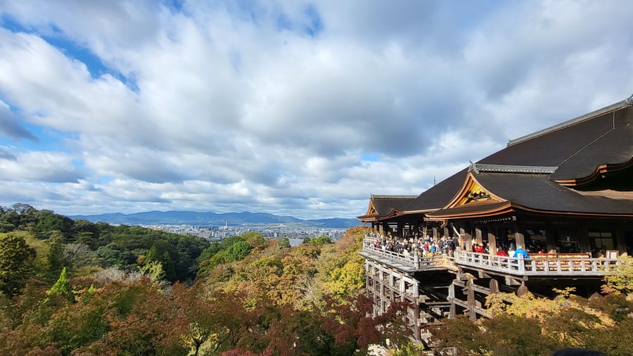 Kiyomizu-dera tempel i Kyoto