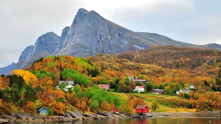 Efterårsfarvede Rørvik