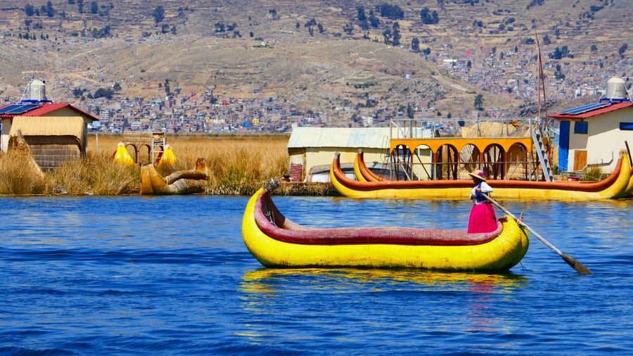 Boat in Peru