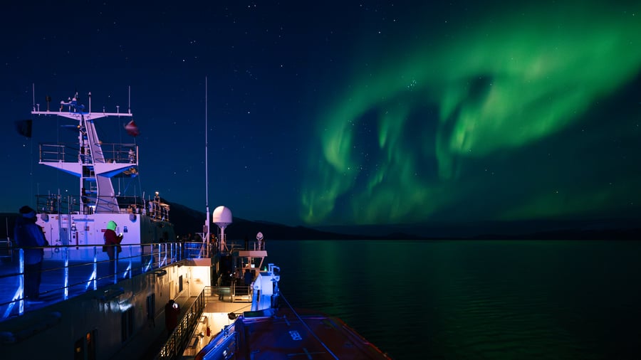 Oplev nordlyset fra første række