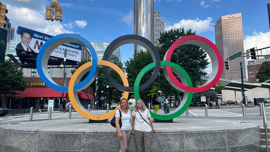 Olympic Rings Centennial Park i Atlanta