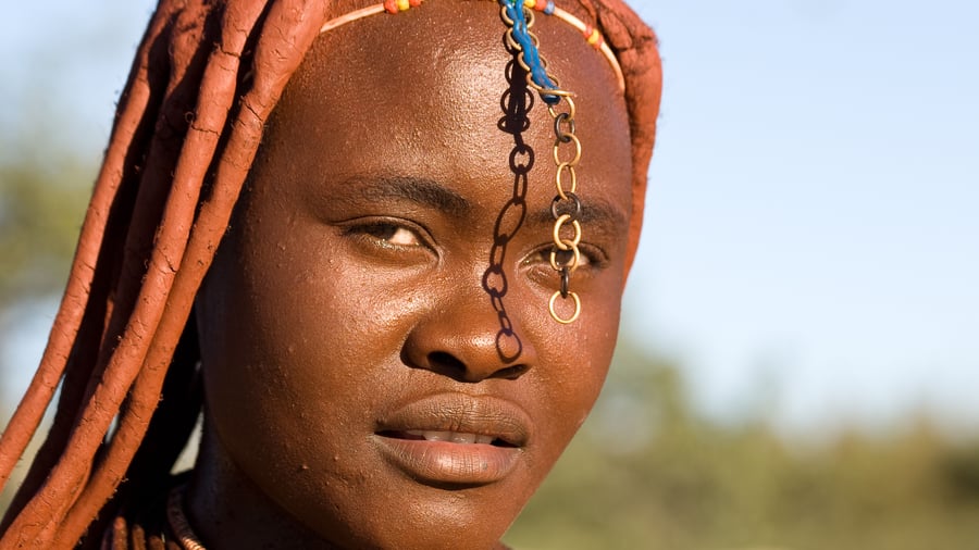 Himba kvinde i Namibia