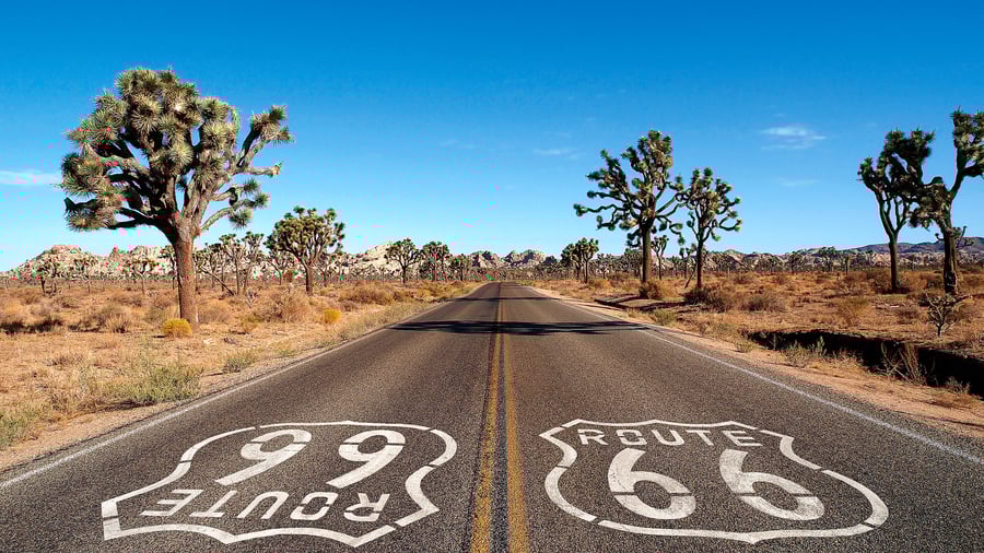 Kør langs verdensberømte Route 66