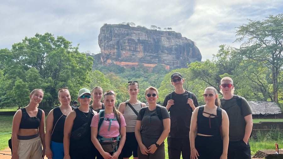 Hike up Sigiriya Rock