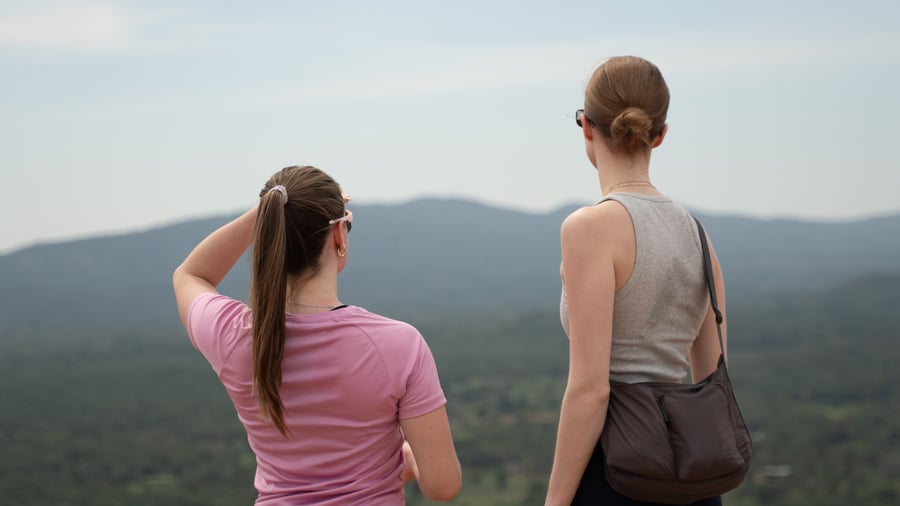 Trekking up Adams Peak