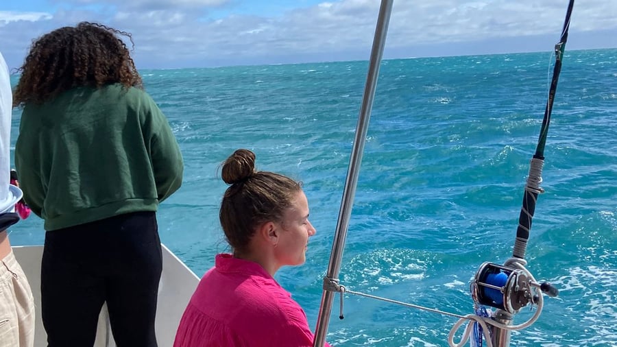Island hopping in Belize