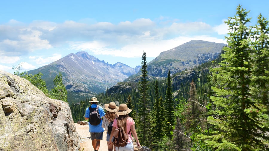 Oppdag den enorme, ville naturen i Rocky Mountains