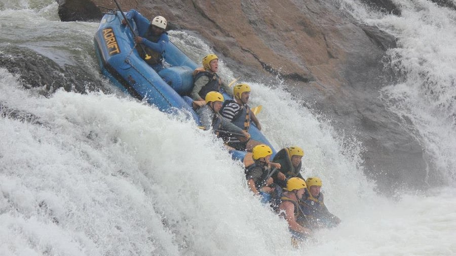 Rafting in Uganda