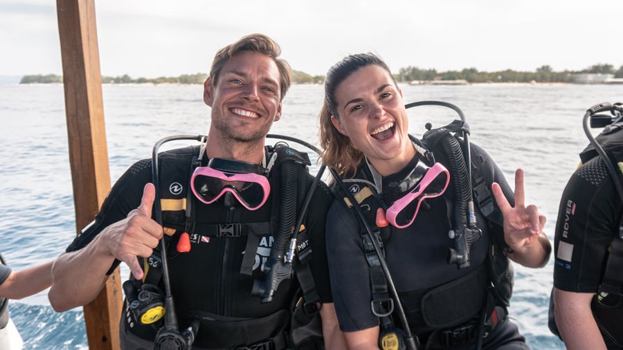 Take your diving certificate togheter. 