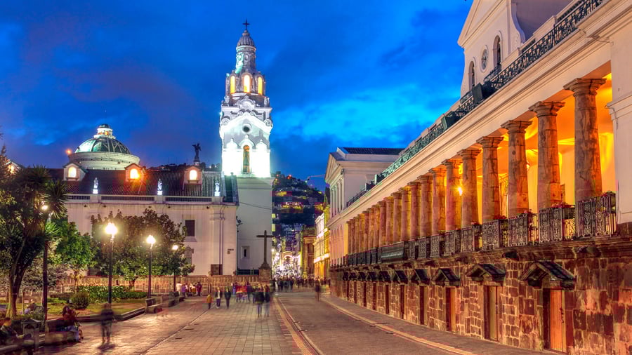  Plaza Grande i Quito