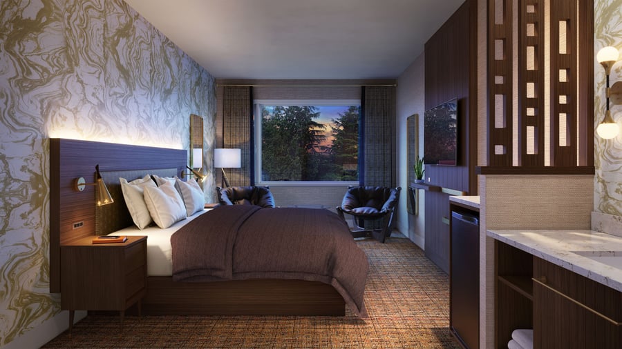 Værelse på Hotel Zed Tofino