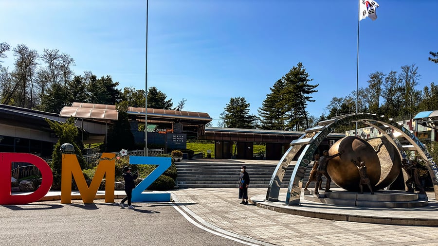 DMZ i Sydkorea. 