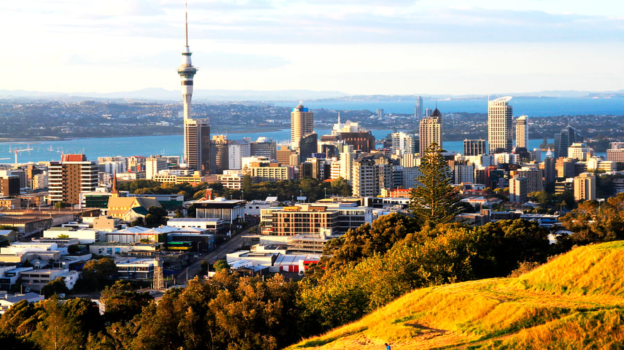 Besøg Auckland på New Zealands Nordø