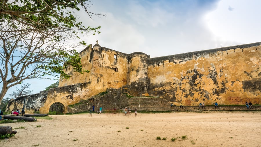 Fort Jesus i Mombasa er en UNESCO-attraktion