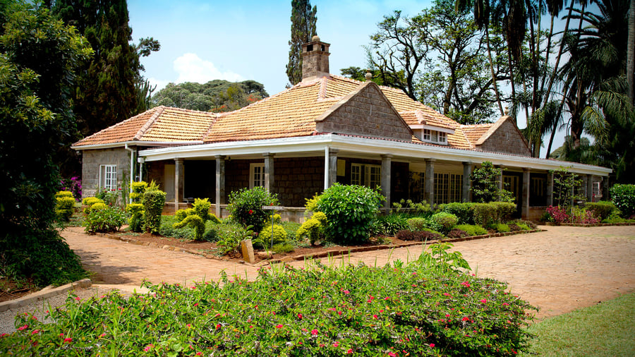 Karen Blixens farm i udkanten af Nairobi i Kenya