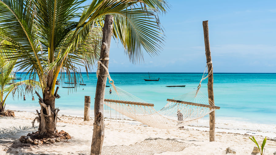 Stranden på Zanzibar, Tanzania
