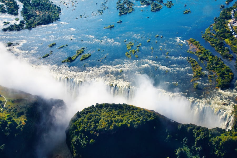 Vandfaldet Victoria Falls