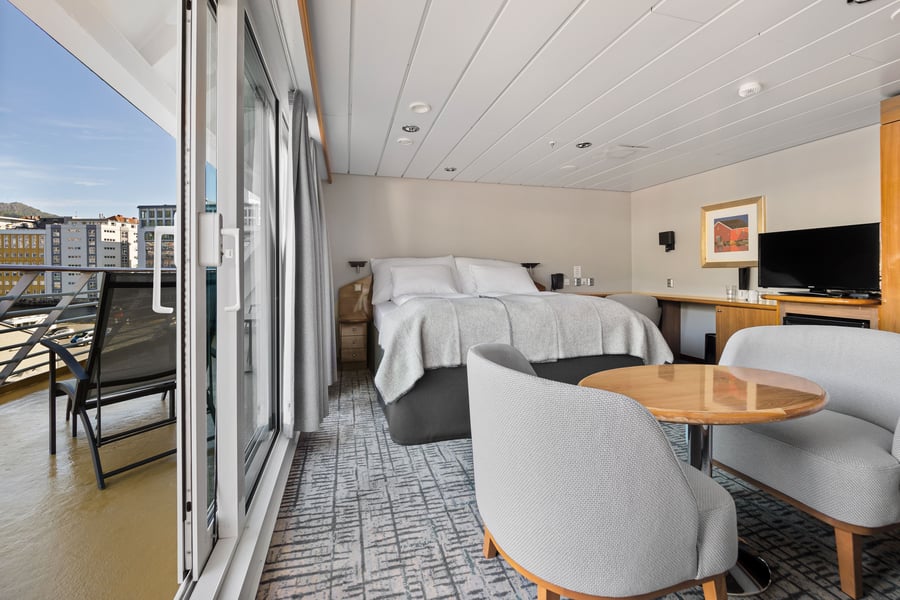 Eksempel på Expedition suite på MS Trollfjord