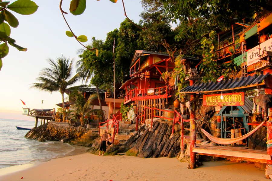Hitta den lokala känslan på Koh Chang. 