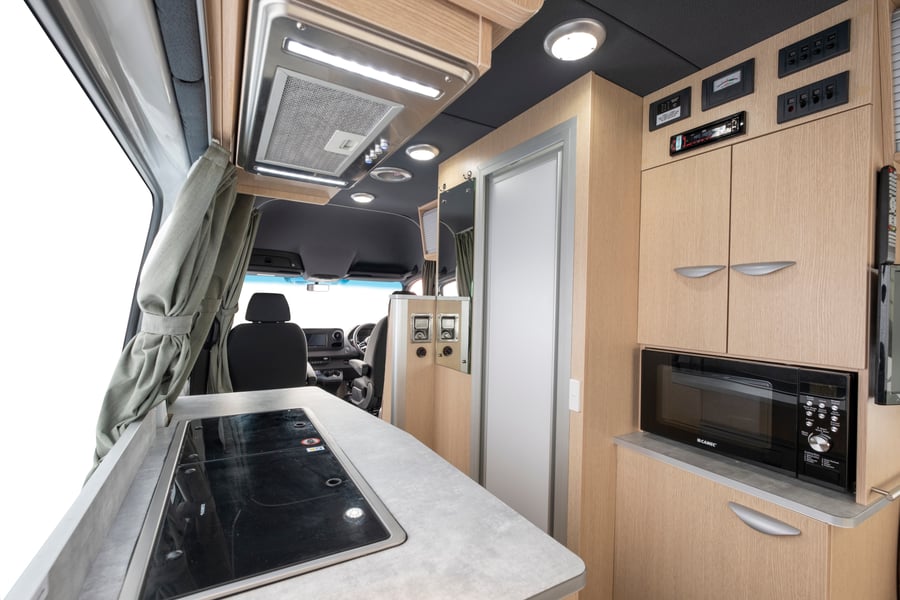 Fully equipped kitchen.