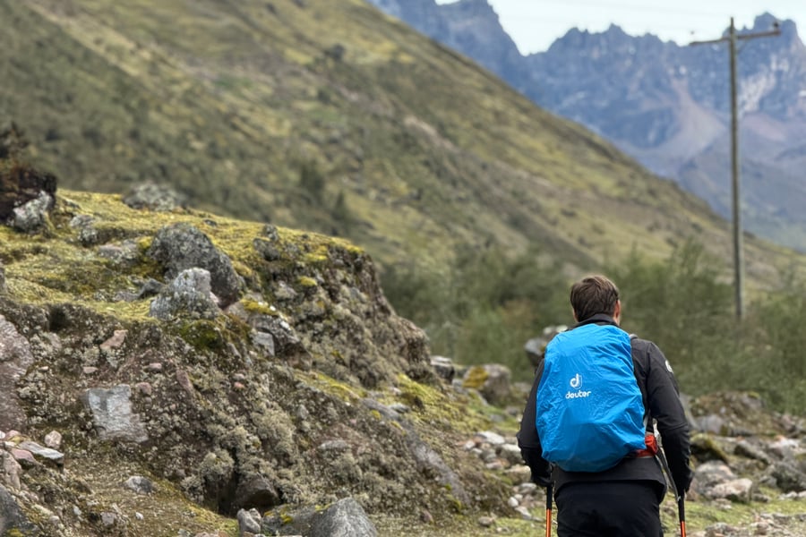 Salkantay Trekk till Machu Picchu. 