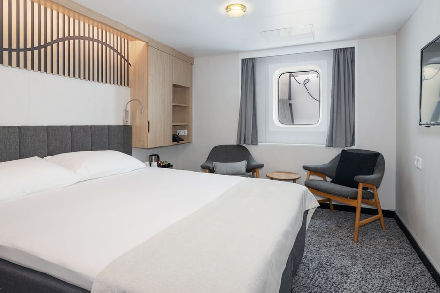 Eksempel på Arctic Superior kahyt, MS Finnmarken