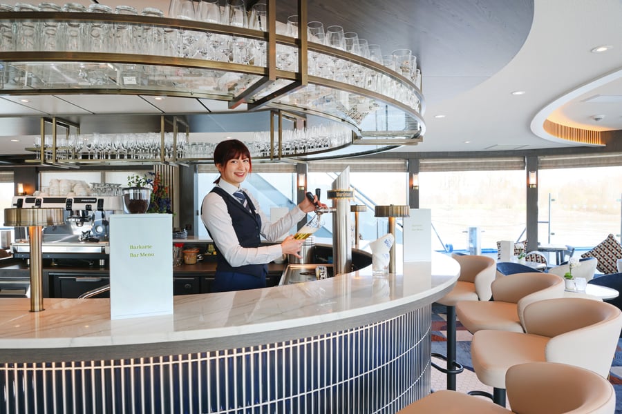 Lounge ombord på VIVA TWO