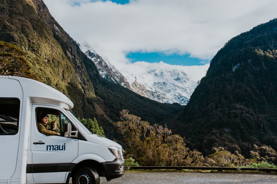 Hyr en campervan i Christchurch.
