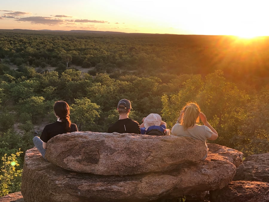 Sunset in Botswana