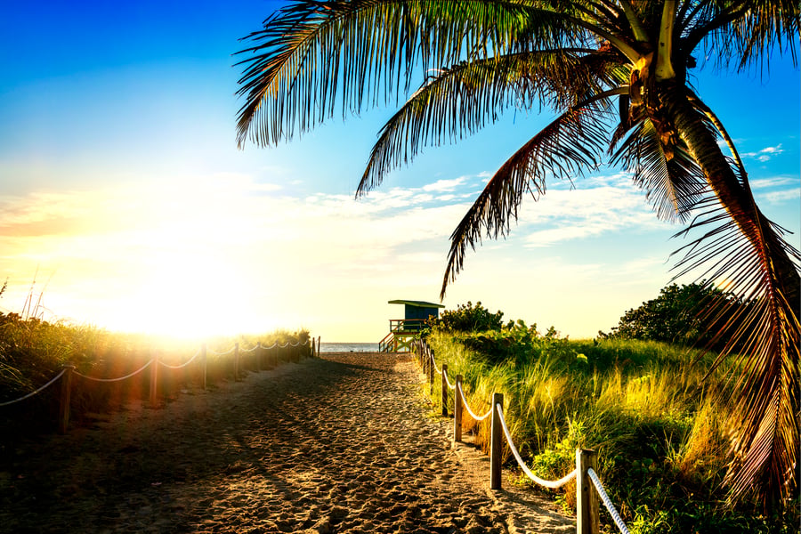 Miami South Beach i Florida