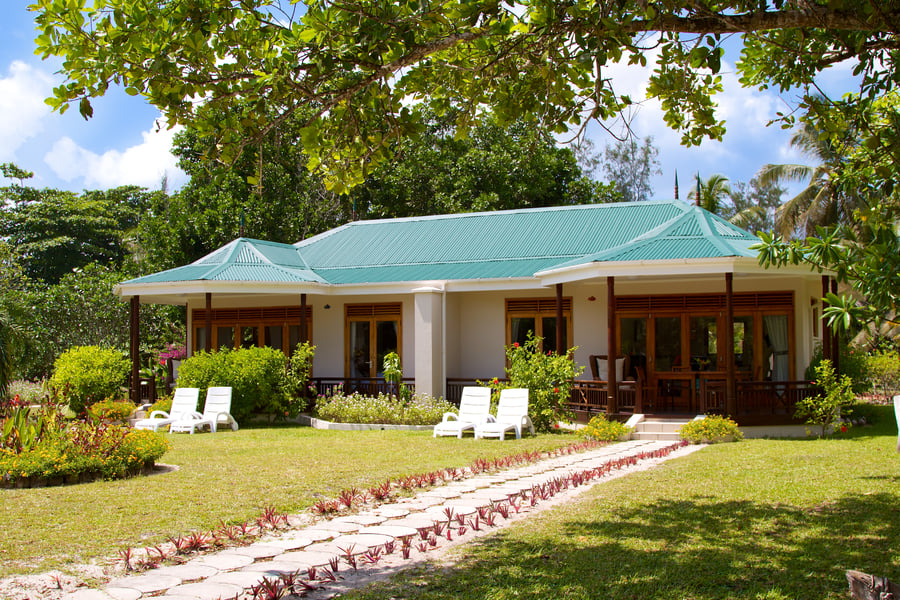 Skønne villaer på Praslin