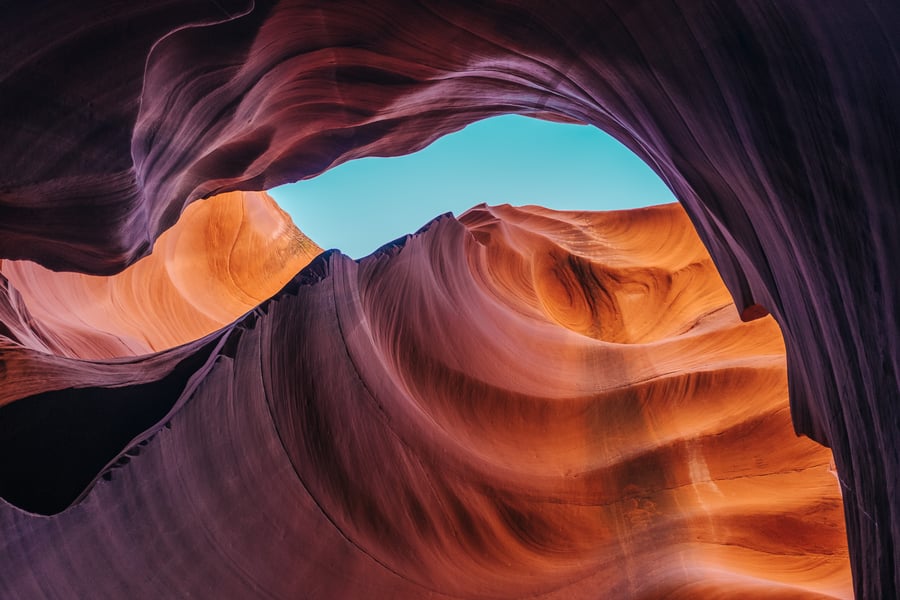 Antelope Canyon i Arizona, USA