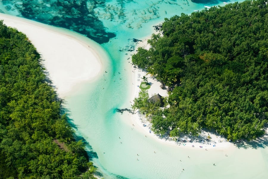 Paradisöar på Mauritius