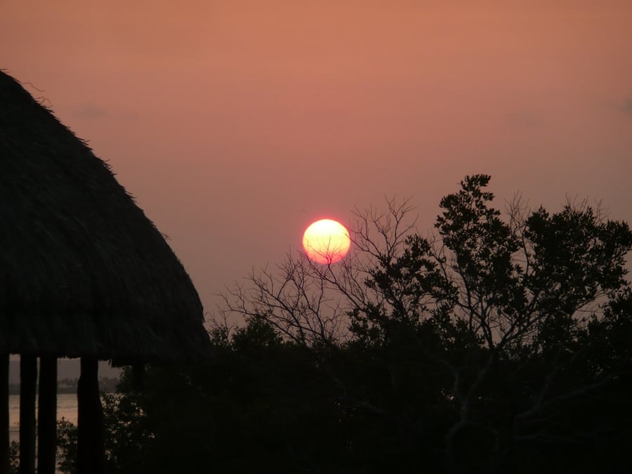 Sunset in Mozambique