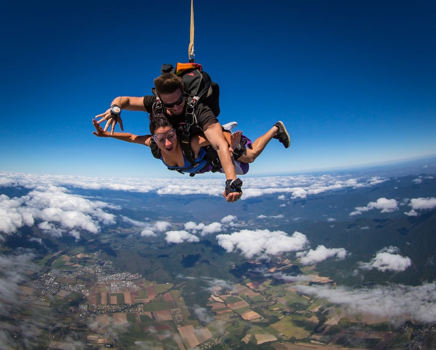 Skydiving in Australia