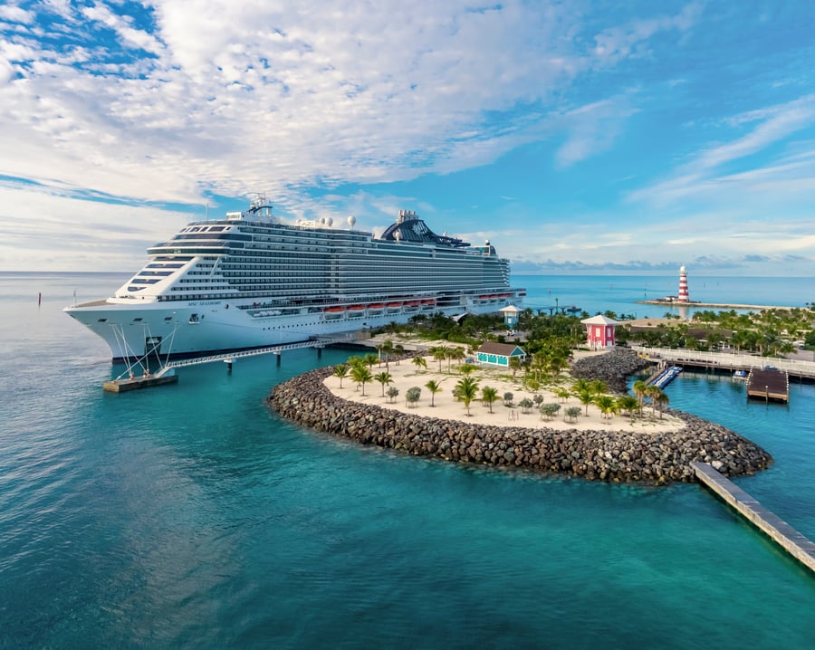 MSC Seashore i Ocean Cay