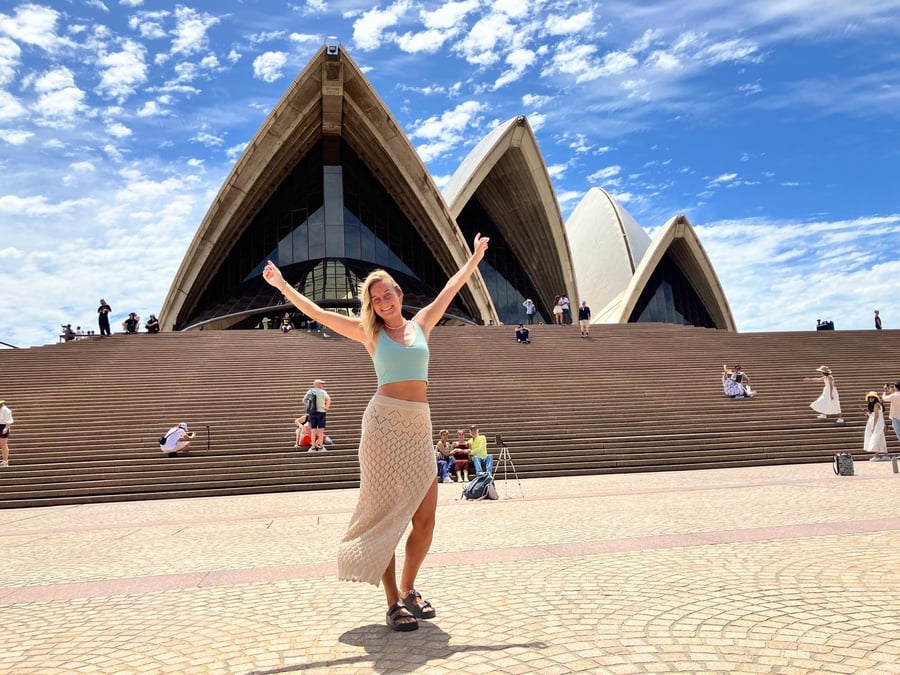 Mirthe tijdens haar Working Holiday in Australië