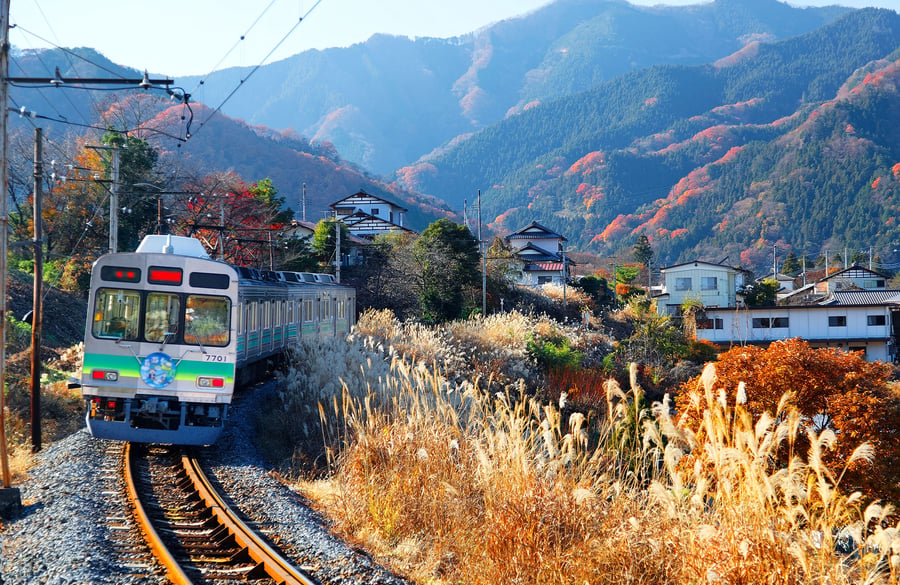 train in Japan