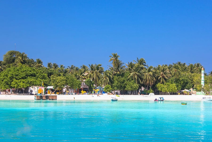 Beach in the Maldives