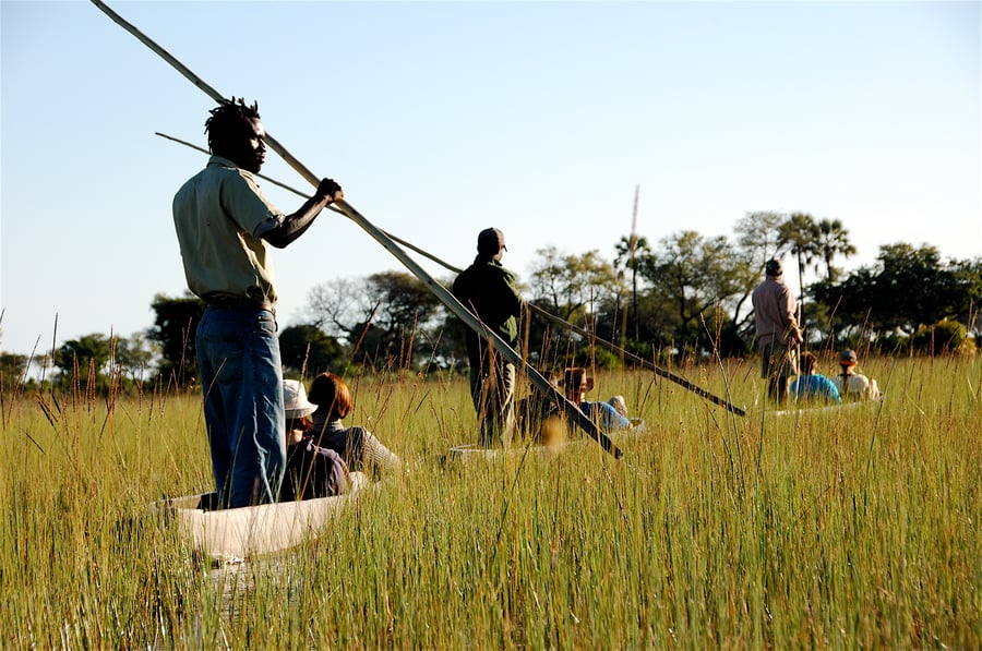 Experince the Okavango Delta in Botswana. 
