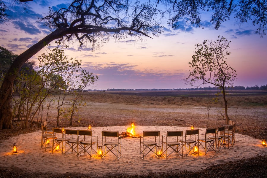 Kwara Camp i Okavango deltaet