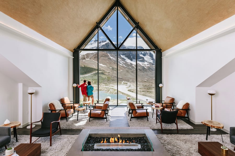 Glacier View Lodge i Jasper National Park