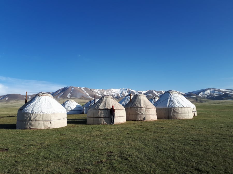 Yurts in Kyrgyzstan