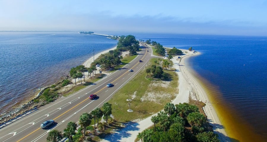 Sanibel Causeway i Florida