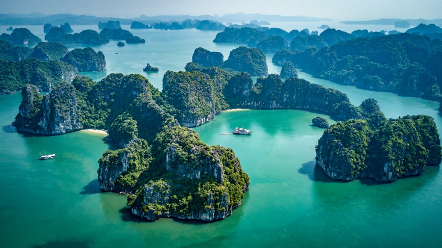 UNESCO-beskyttede Halong Bay